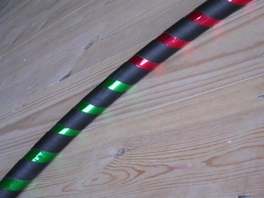 Rainbow Hoops Special Hand bound Hula Hoola Hoop 39